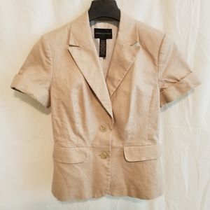 BANANA REPUBLIC Short Sleeve Tan Blazer